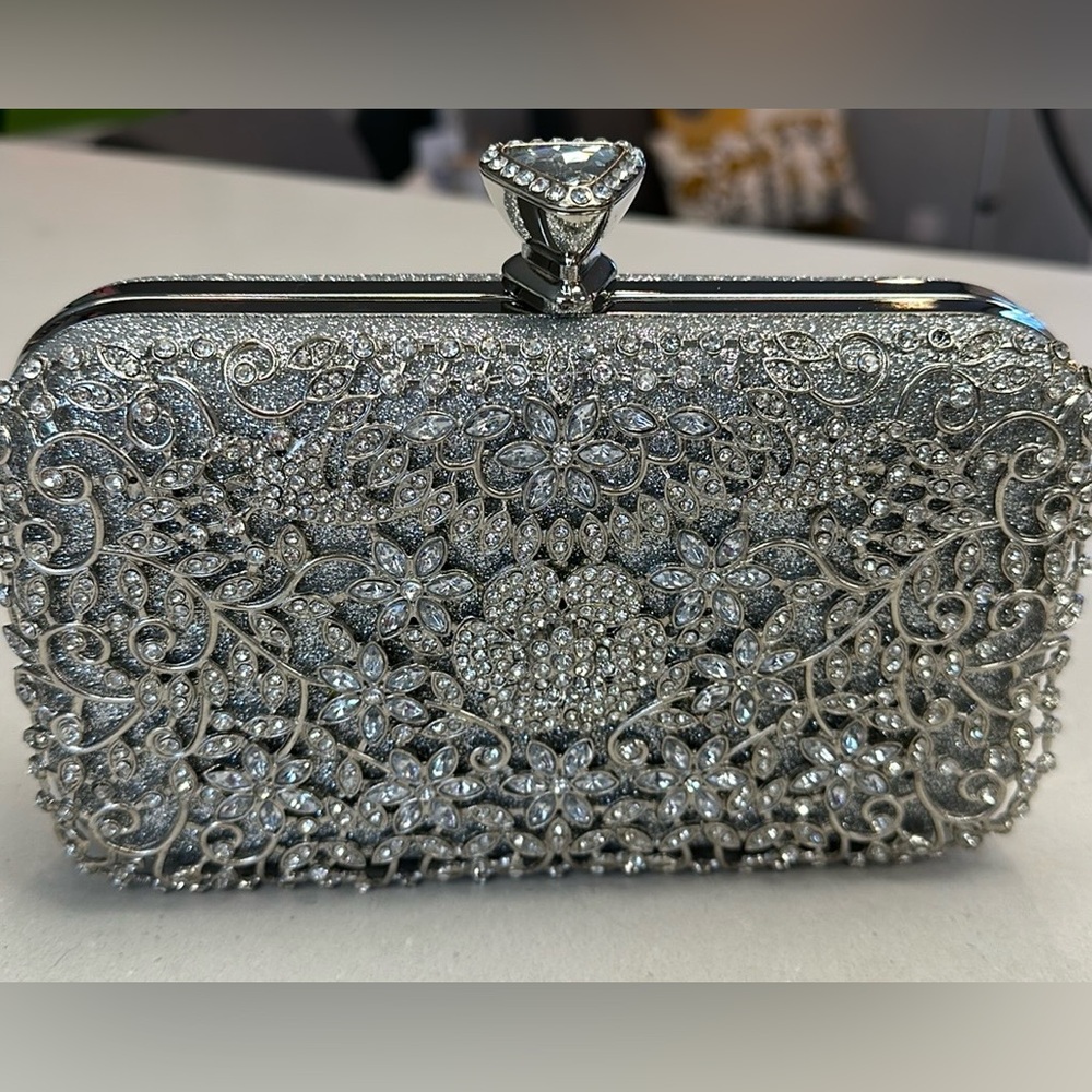 Cocktail 🍸 Clutch handbag purse Rhinestones & Shimmer